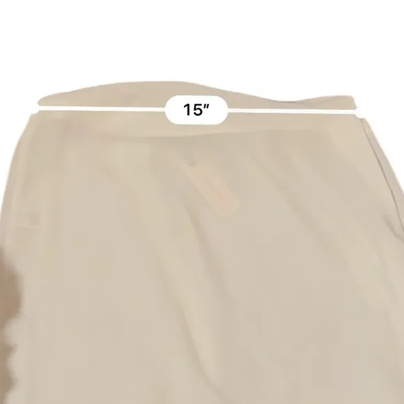 Anthropologie‎ Sunday in Brooklyn White Sheer Side Slit Maxi Skirt Sz XS NEW