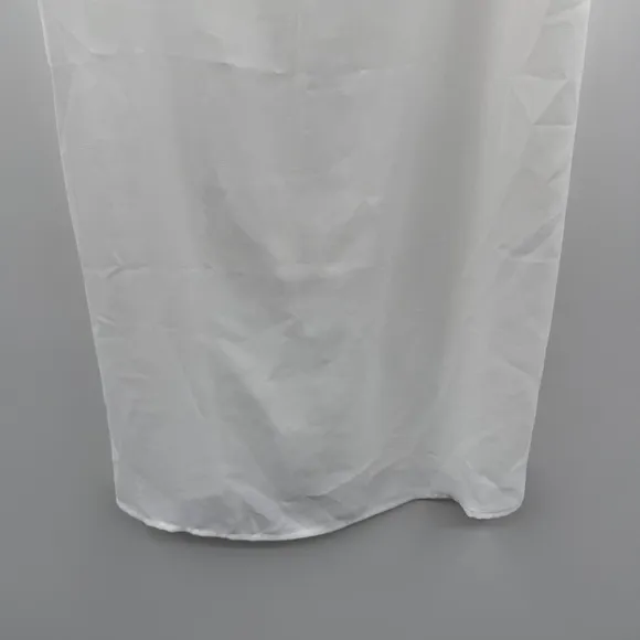 Anthropologie‎ Sunday in Brooklyn White Sheer Side Slit Maxi Skirt Sz XS NEW