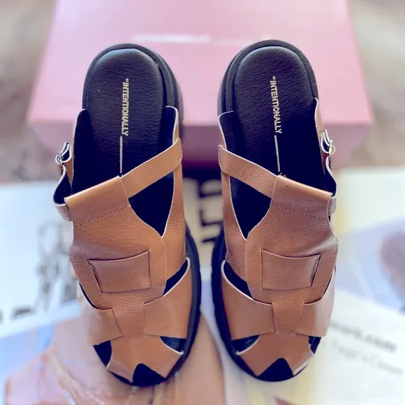 Anthropologie x Intentionally Blank Kurt Fisherman Sandal