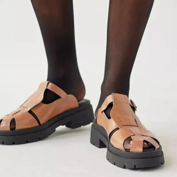 Anthropologie x Intentionally Blank Kurt Fisherman Sandal