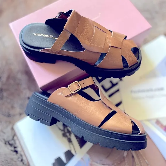 Anthropologie x Intentionally Blank Kurt Fisherman Sandal
