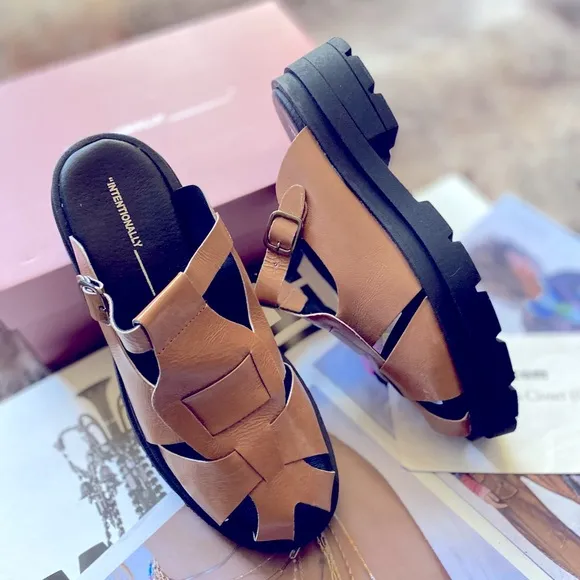 Anthropologie x Intentionally Blank Kurt Fisherman Sandal
