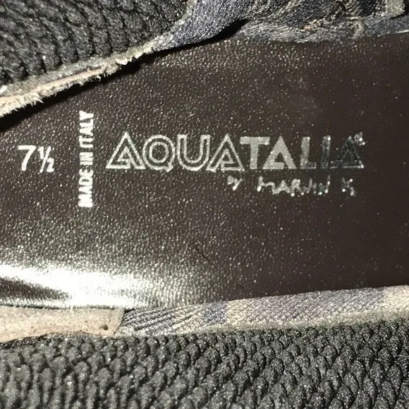 Aquatalia Riding Boots Tall Upswing    Espresso Brown Calfskin Leather 7.5
