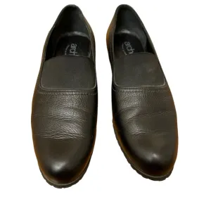 Arche Black Leather Loafers. Size 8 (39). EUC