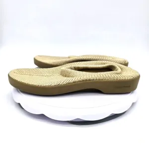 Arcopedico Shoe Women's 7 / 40 Elio Parodi Biege Knit Mesh Comfort Flats Vegan