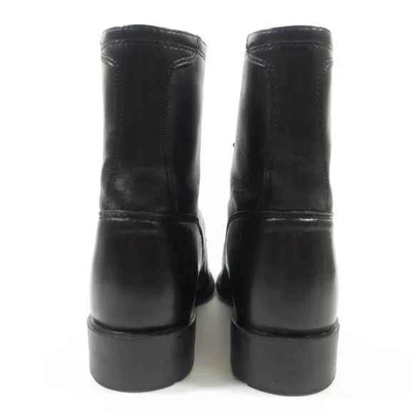 Ariat Heritage Leather Lace Up Boots - Men's Size 10 EE Wide - Black