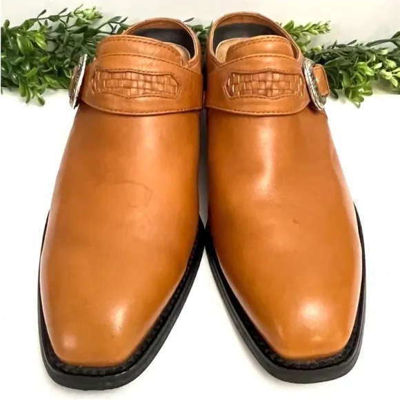 Ariat Mule Camel Shooties BootiesSlide WesternPointed Toe Heritage Size 9.5B