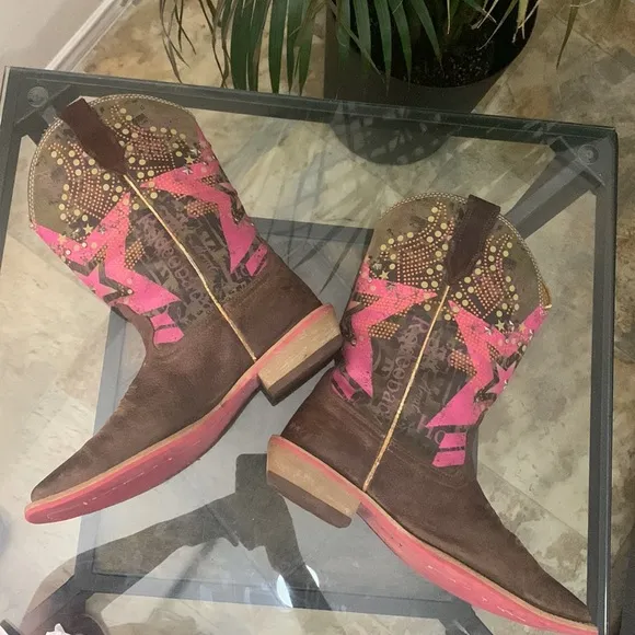 🌟ARIAT🌟Rodeobaby Liberty Boots