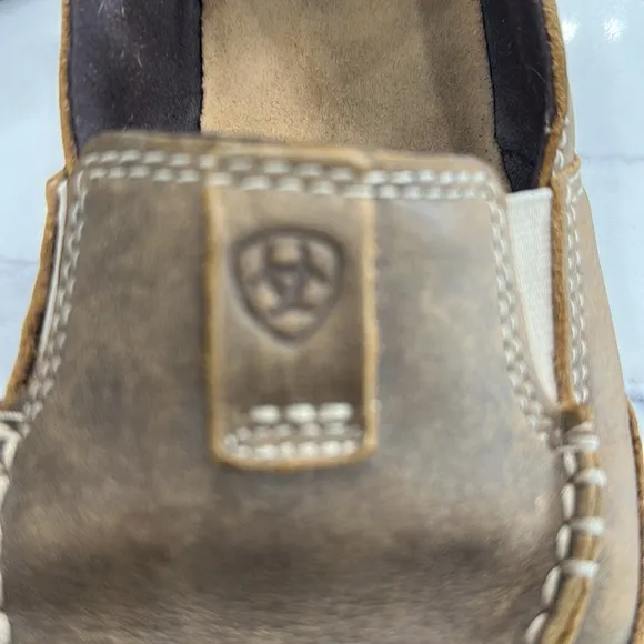 Arita brown leather loafers size 7.5 women