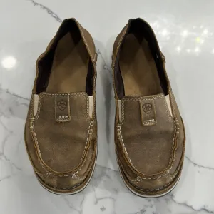 Arita brown leather loafers size 7.5 women