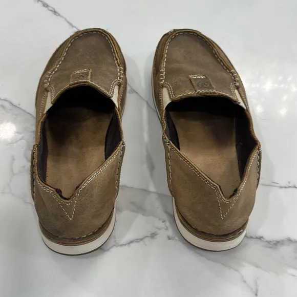 Arita brown leather loafers size 7.5 women