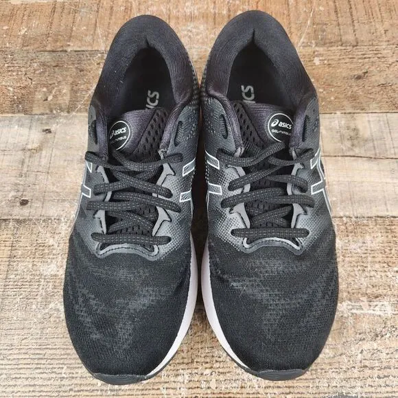 Asics Gel Nimbus 23 Men Sz 8 Black Running Training Sneakers Athletic 1011B004