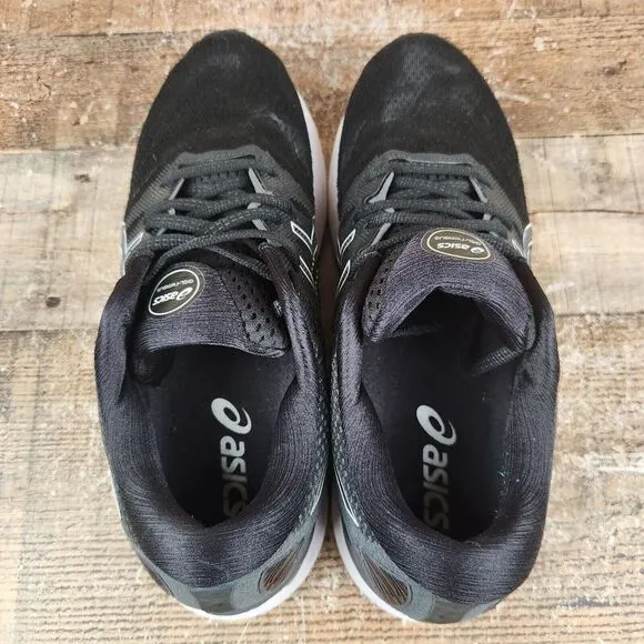 Asics Gel Nimbus 23 Men Sz 8 Black Running Training Sneakers Athletic 1011B004
