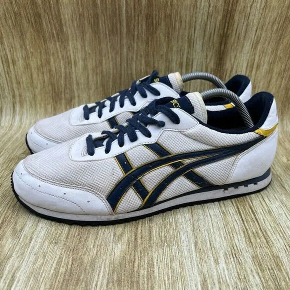 Asics‎ Mateo Men's Size 10.5 White American Ninja Warrior Sneakers Shoes HQ80K