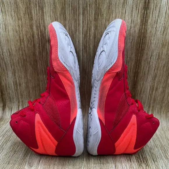 Asics Matflex Men's Size 10.5 Red Wrestling Boxing Shoes Sneakers 1081A021