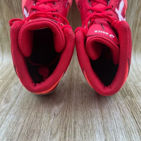 Asics Matflex Men's Size 10.5 Red Wrestling Boxing Shoes Sneakers 1081A021