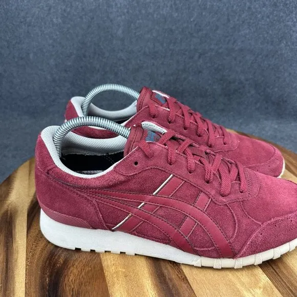 Asics Onitsuka Tiger Retro Sneakers Red White Men Size 8 D3T1L