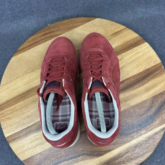 Asics Onitsuka Tiger Retro Sneakers Red White Men Size 8 D3T1L