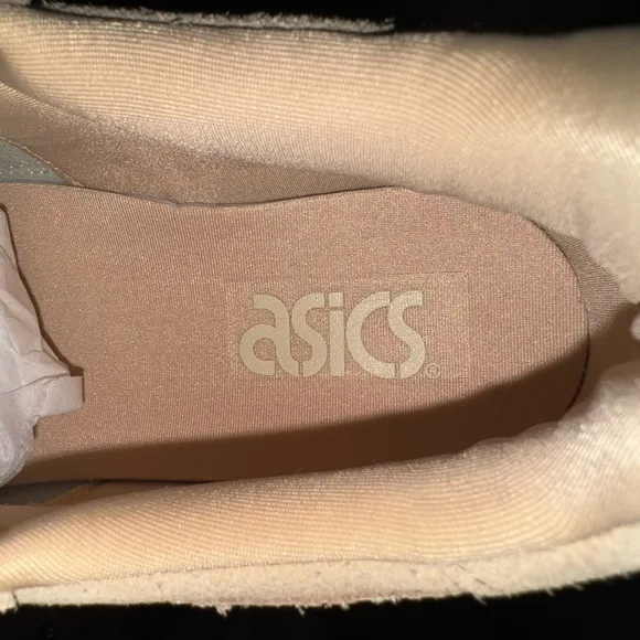 Asics Tan Sneakers with Minimalist Design