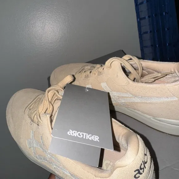 Asics Tan Sneakers with Minimalist Design
