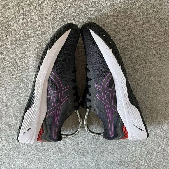Asics Shoes Womens 7 Black GT-1000 11 Running Athletic Sneakers 1012B197