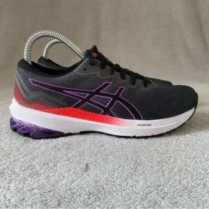 Asics Shoes Womens 7 Black GT-1000 11 Running Athletic Sneakers 1012B197