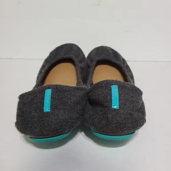 B44 Tieks by Gavriele Womens Sz 10 Greystone Gray Vegan Wool Slip Ballet Flats
