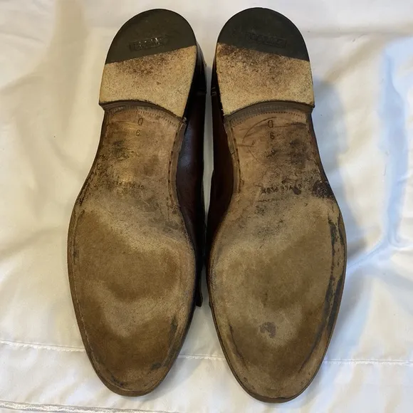 Bally Leather Tassel Accent Loafers