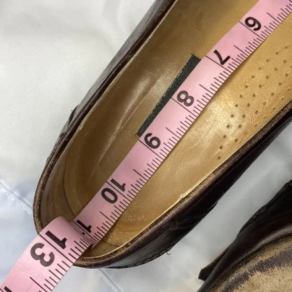 Bally Leather Tassel Accent Loafers