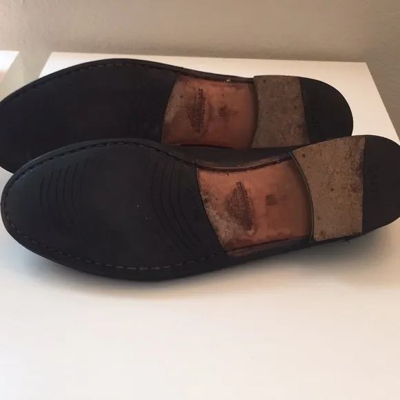 Bally leather tassel loafers.