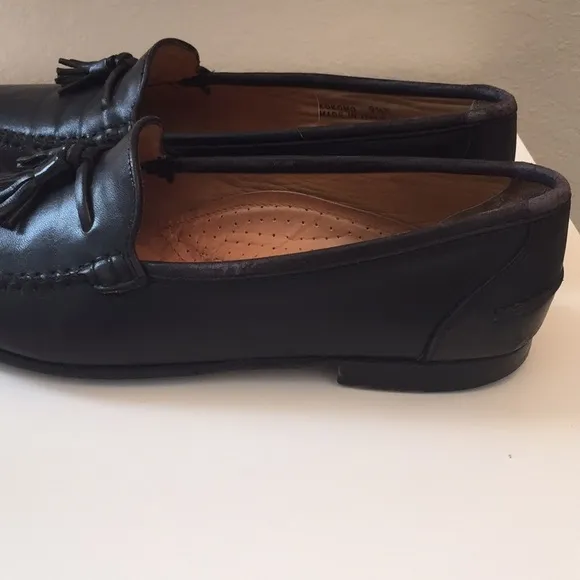 Bally leather tassel loafers.