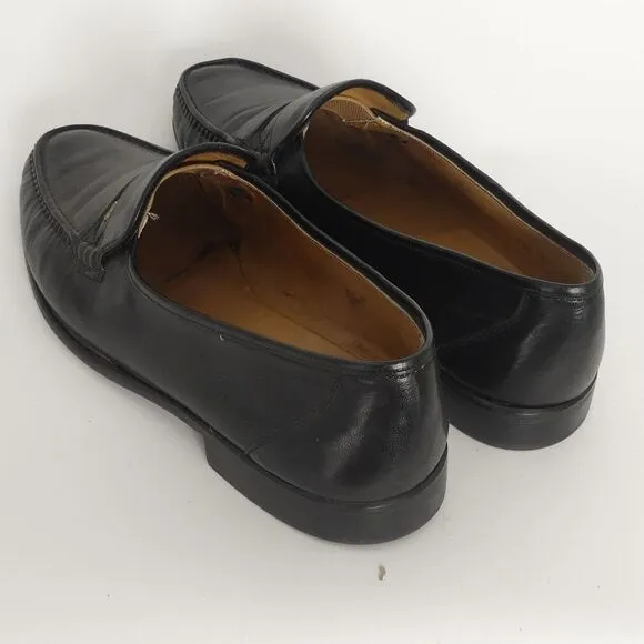 Bally Parawet Black Leather Loafers‎ Men's 8.5 EEE