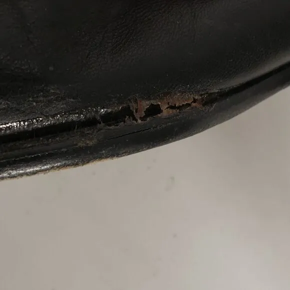 Bally Parawet Black Leather Loafers‎ Men's 8.5 EEE
