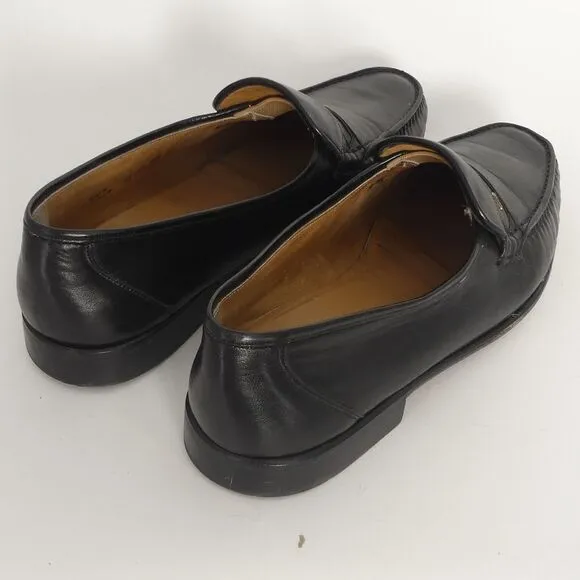 Bally Parawet Black Leather Loafers‎ Men's 8.5 EEE