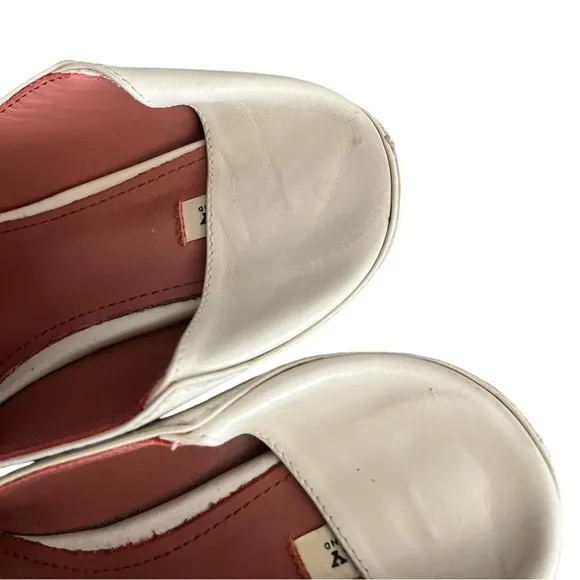BALLY The Lottie Leather Buckle Beige Loafers Mules Slip Ons