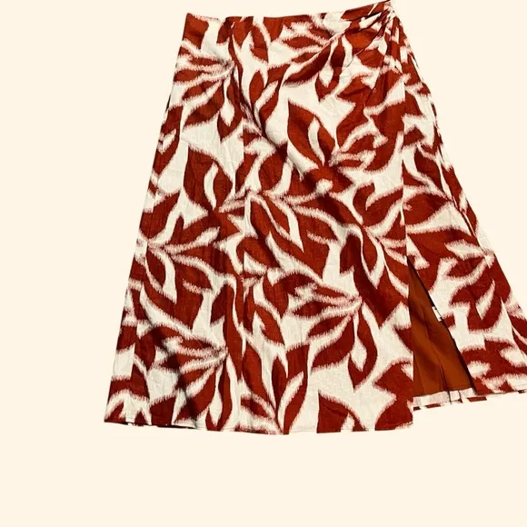 Banana Republic Linen Blend Wrap Skirt | Vacation-Ready | Resort Chic Style