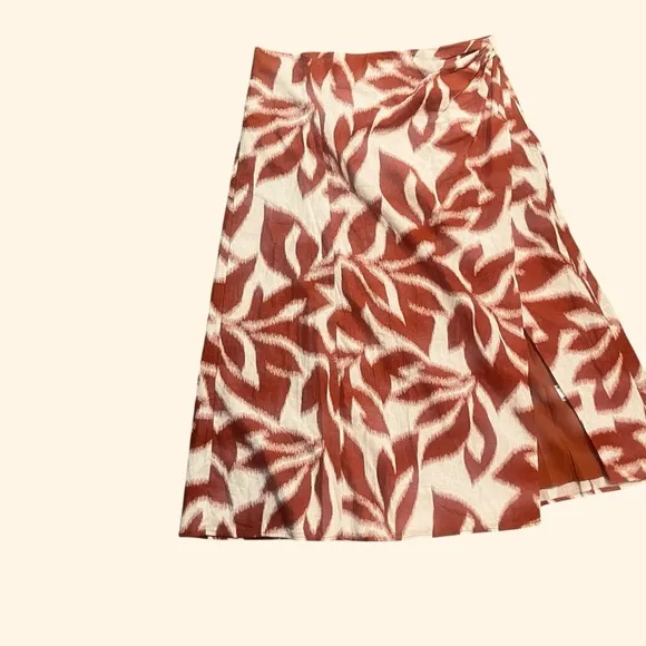 Banana Republic Linen Blend Wrap Skirt | Vacation-Ready | Resort Chic Style