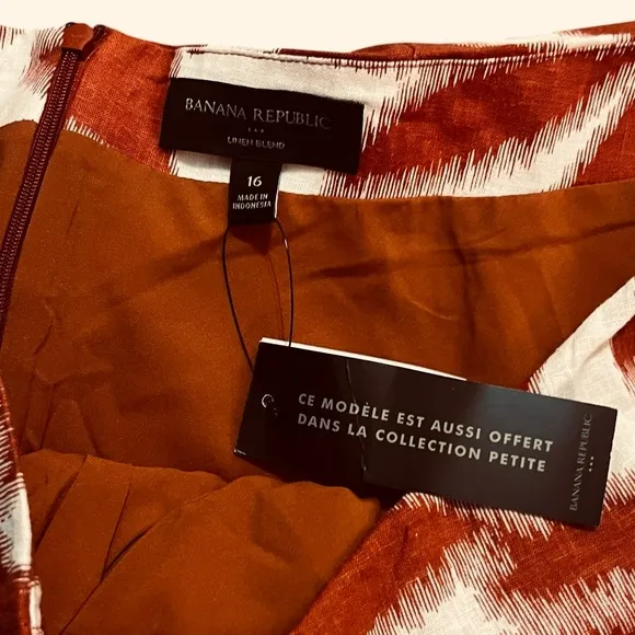 Banana Republic Linen Blend Wrap Skirt | Vacation-Ready | Resort Chic Style