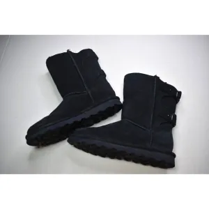 Bearpaw Clara Mid Height Buckle Boots Winter Snow Womens Size 9