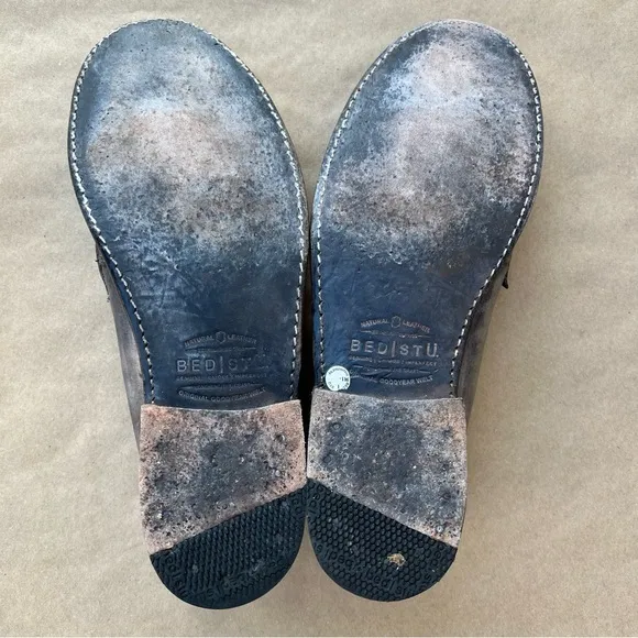 Bed Stu Darla Distressed Leather Loafers size 10 Bed|Stü