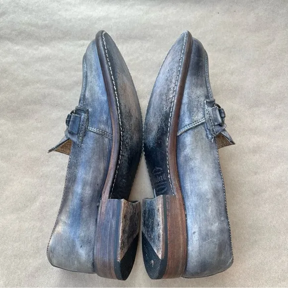 Bed Stu Darla Distressed Leather Loafers size 10 Bed|Stü
