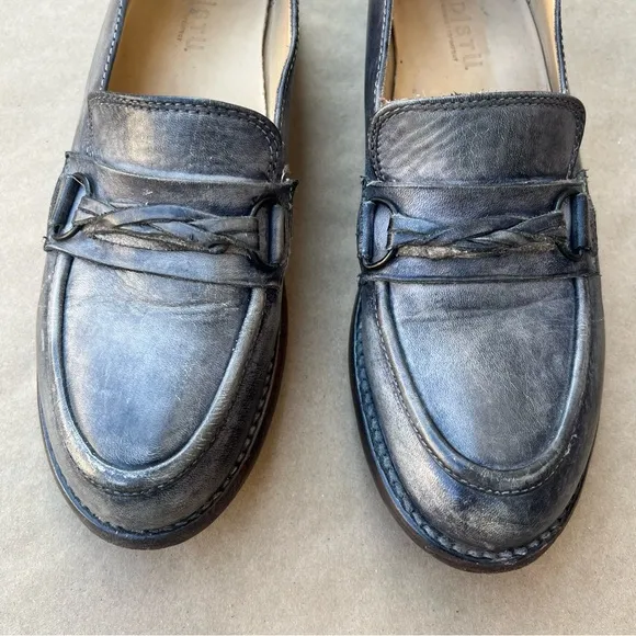 Bed Stu Darla Distressed Leather Loafers size 10 Bed|Stü