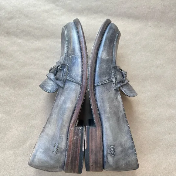 Bed Stu Darla Distressed Leather Loafers size 10 Bed|Stü