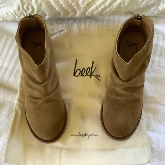 Beek Eaglet Suede Ankle Boots Chestnut SZ 9.5