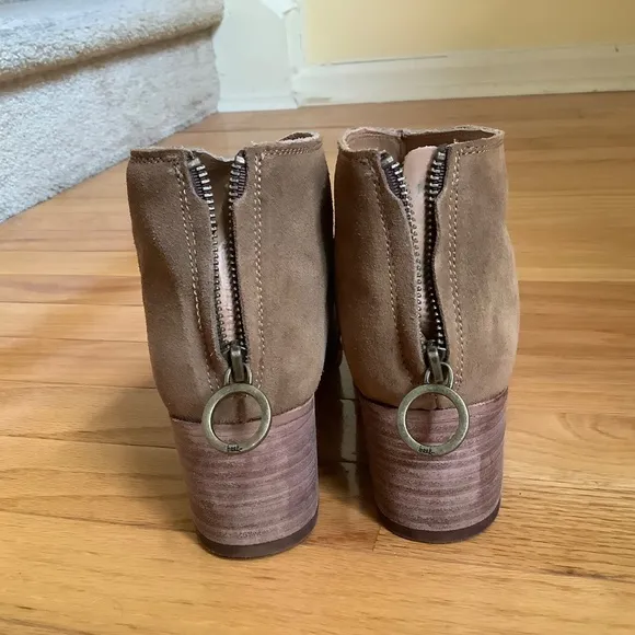 Beek Eaglet Suede Ankle Boots Chestnut SZ 9.5