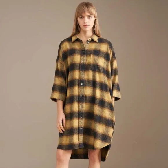 Bellerose | Gladys Shirt Dress Flannel Size 0 (Oversized, can fit size M &amp; L)