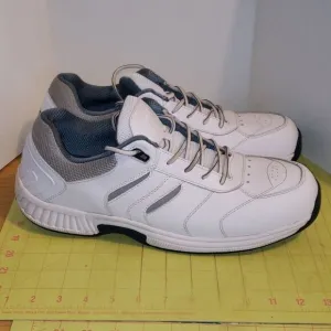 BioFit white leather sneakers