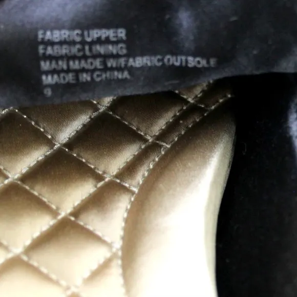 Birdies Starling Black Velvet Quilted Satin Classic Smoking Slipper Flats 9 NEW