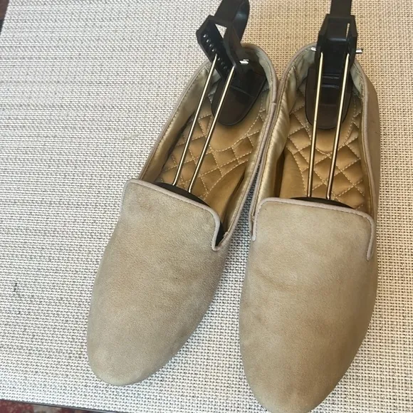 BIRDIES STARLING TAN SUEDE Leather Loafers