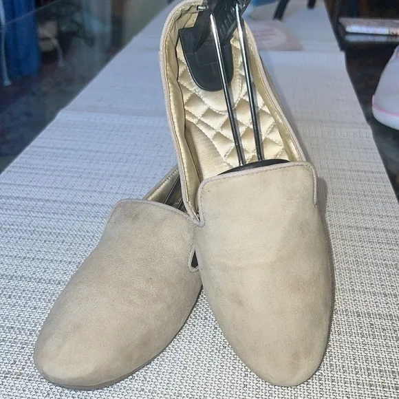 BIRDIES STARLING TAN SUEDE Leather Loafers